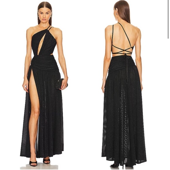 Michael Costello Dresses & Skirts - ❌SOLD❌Michael Costello x Revolve Fairleigh Gown in Black New with Tags!